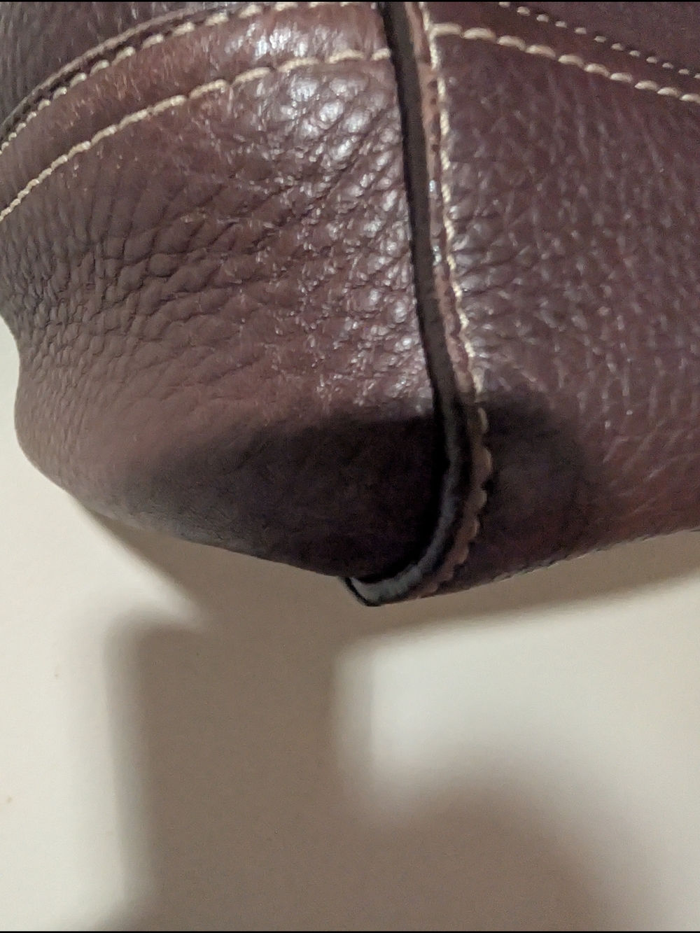 Vintage Coach Hamptons Carryall Travel Tote - Brown Pebbled Leather - Picture 7 of 9